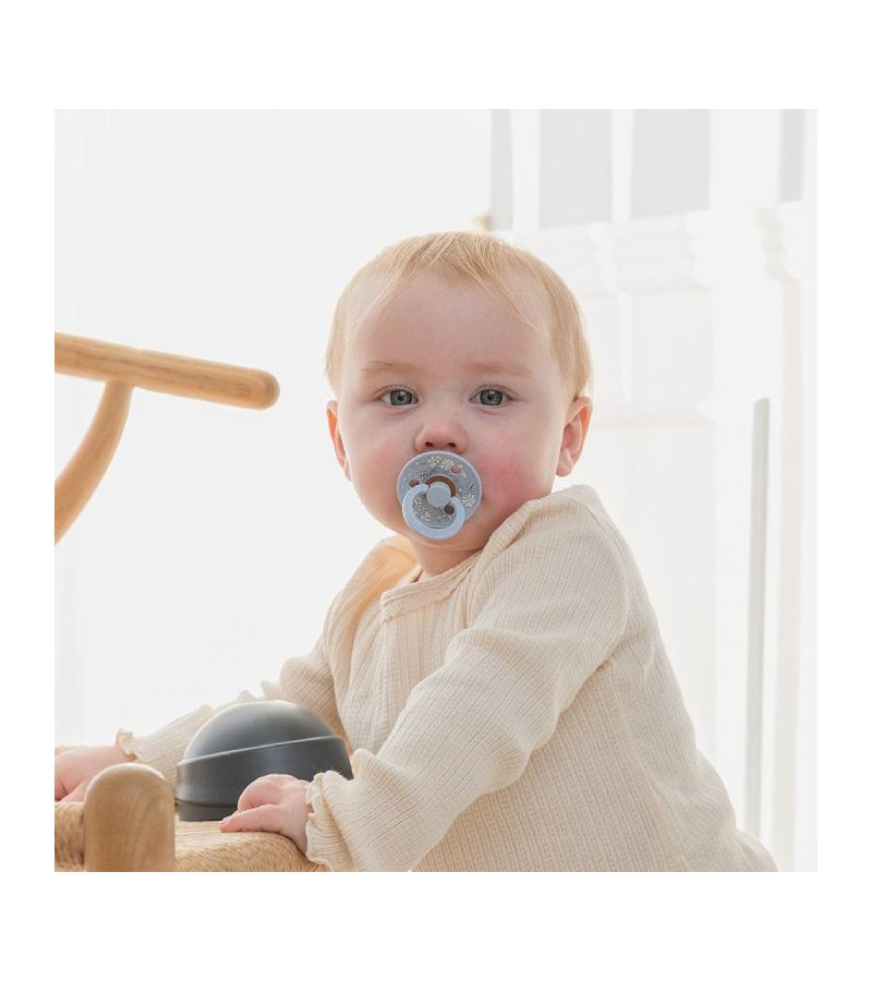 Πιπίλες BIBS x LIBERTY 2τμχ Latex Capel - Sage 0+ 11010103