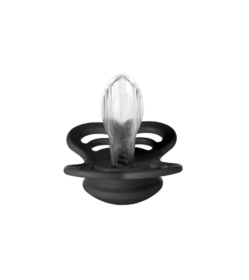 Πιπίλες BIBS Silicone Supreme Cloud/Black 6+μηνών 260341