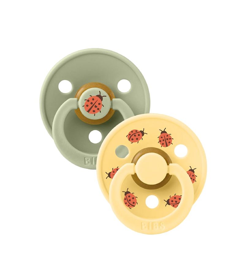 Πιπίλες BIBS STUDIO Ladybug - Sage/Pale Butter Latex13025102