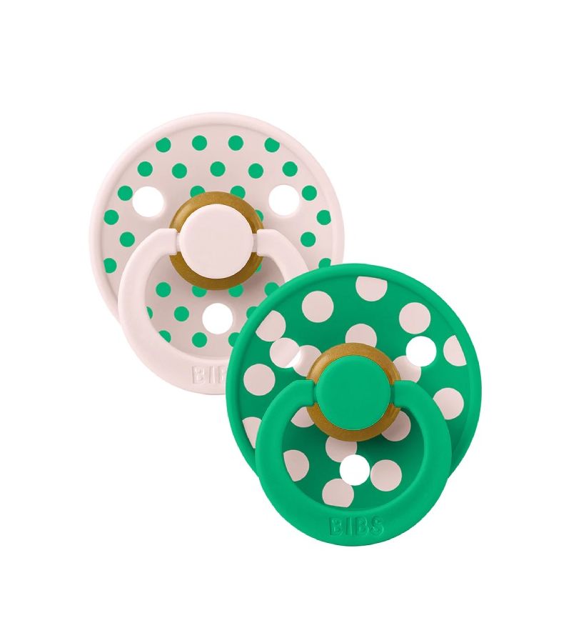 Πιπίλες BIBS STUDIO Polka - Petal/Cactus 11034106