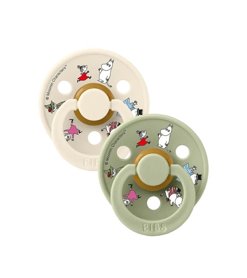 Πιπίλες BIBS X MOOMIN Colour Friends Ivory Mix 1 Latex (0  μηνών) 11031101