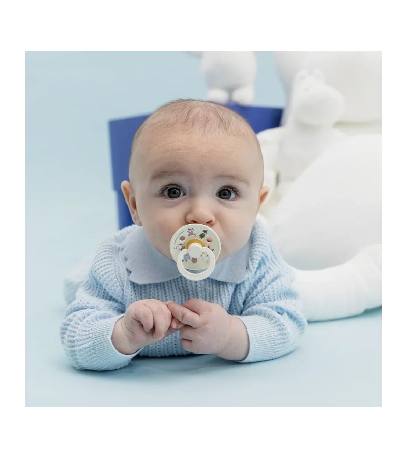 Πιπίλες BIBS X MOOMIN Colour Friends Ivory Mix 1 Latex (0  μηνών) 11031101