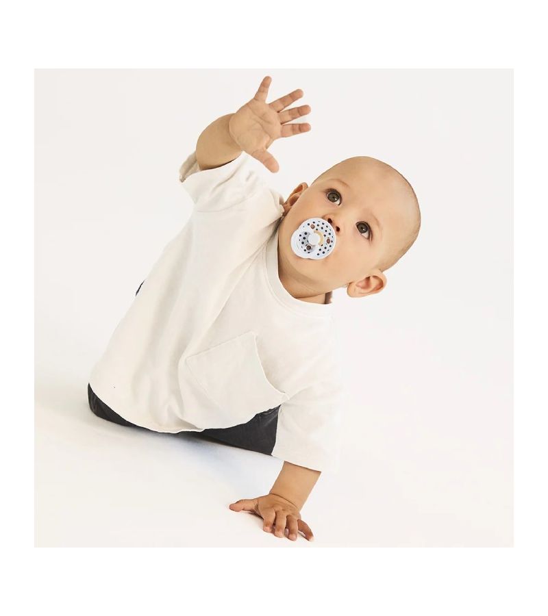 Πιπίλες BIBS STUDIO Polka - Baby Blue/Steel Blue 11034104