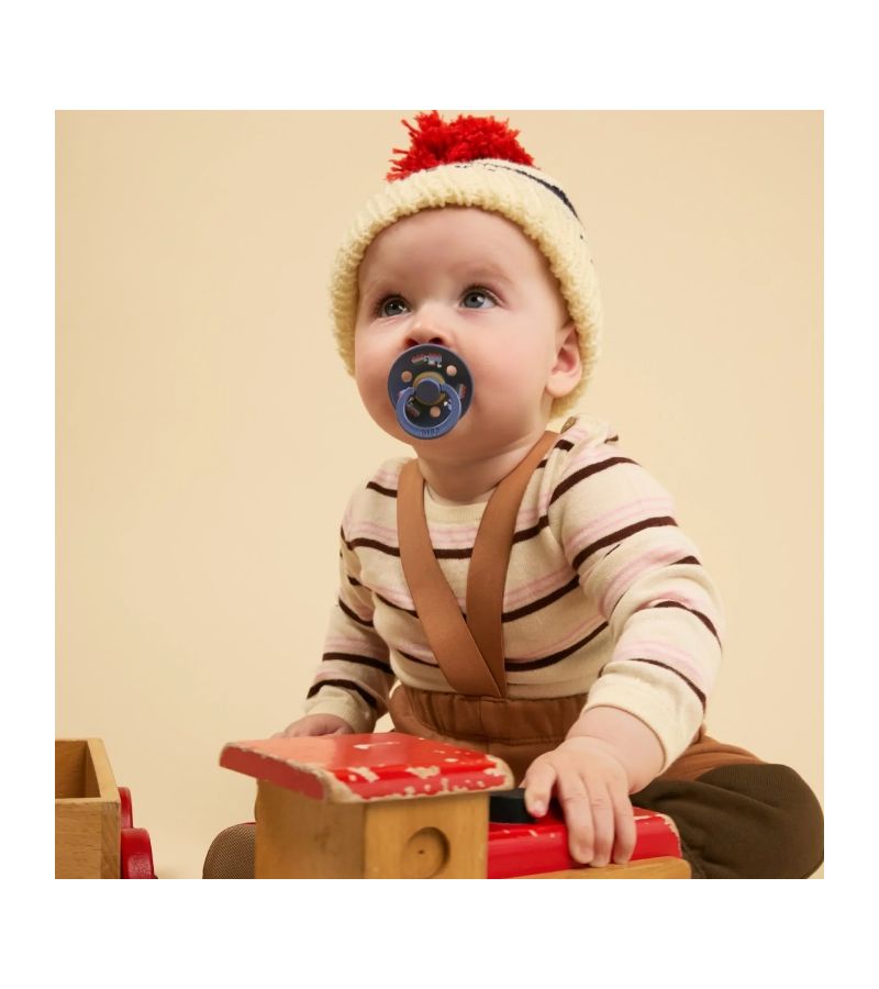 Πιπίλες BIBS Colour Holiday Baby Blue/Steel Blue 0+ μηνών 11043101