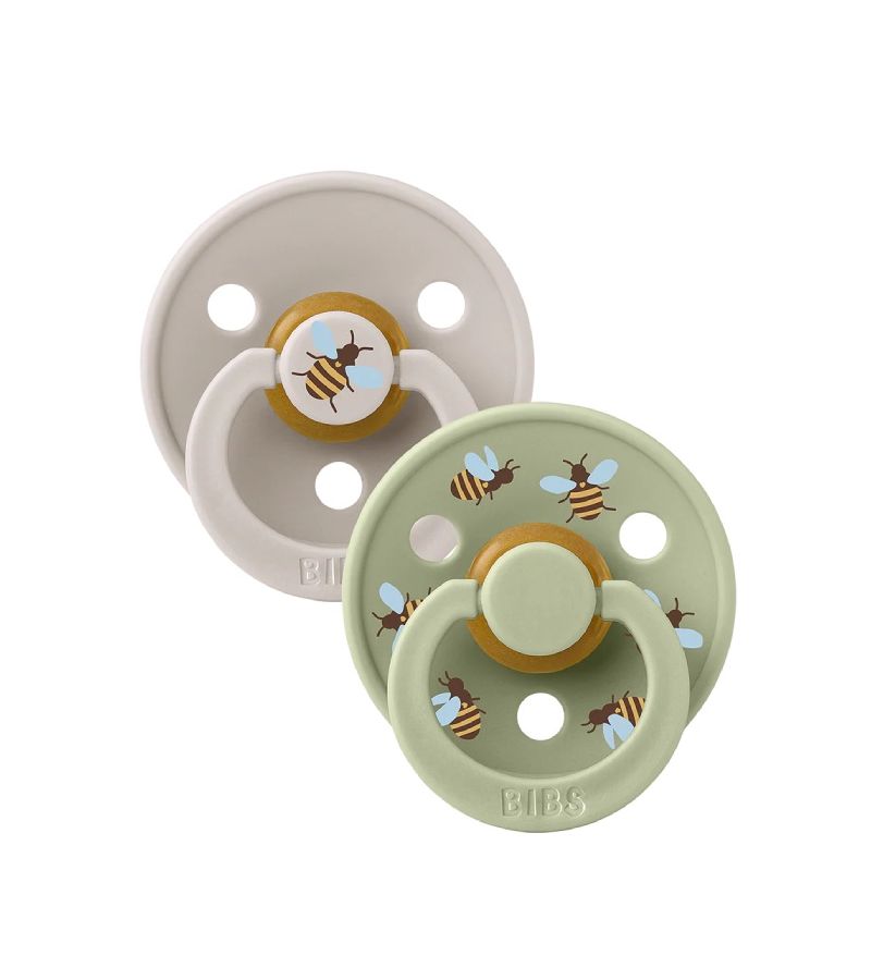 Πιπίλες BIBS STUDIO Bumblebee - Mushroom/Sage Latex 13024102