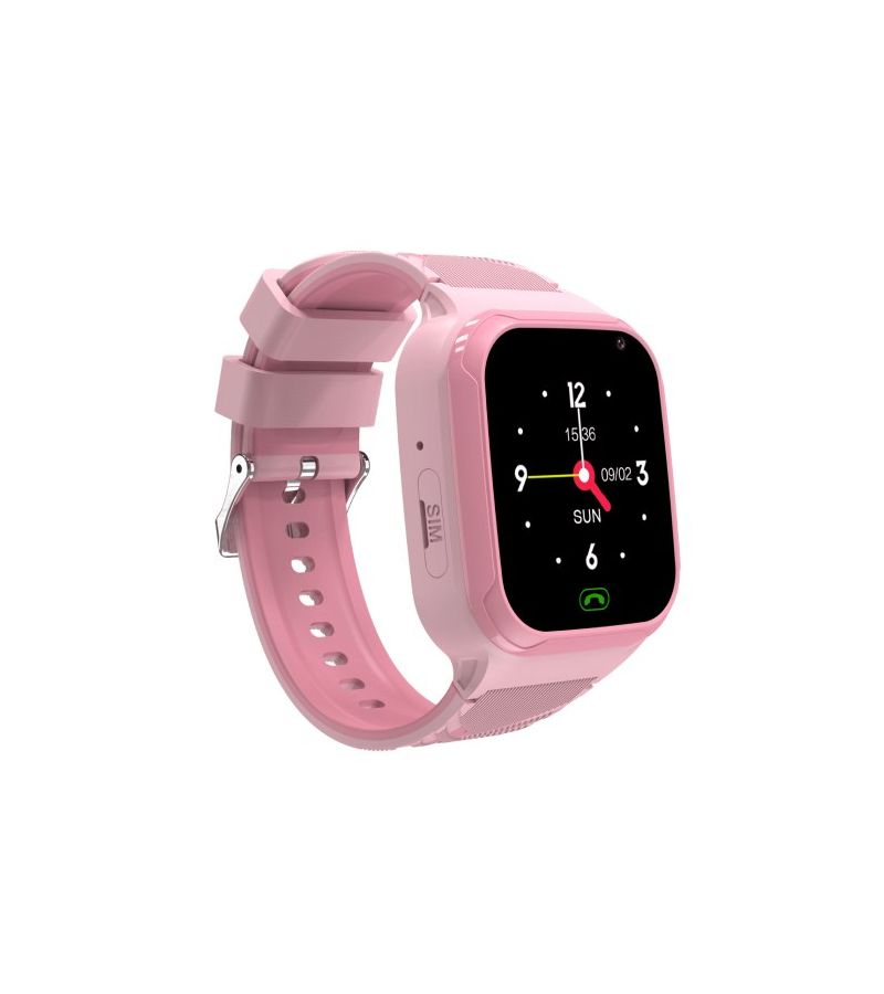 ZAZU Fun Smart Watch 4G/GPS Εντοπισμού Παιδιού & Βιντεοκλήση Ρόζ ZA-WATCH-02