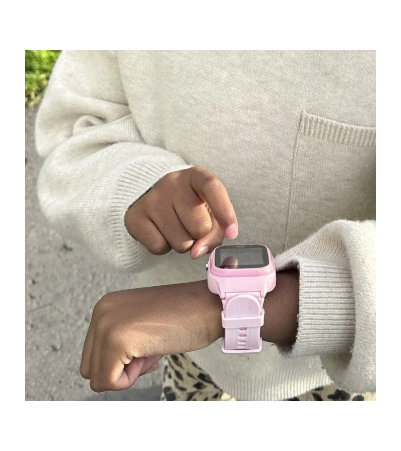 ZAZU Fun Smart Watch 4G/GPS Εντοπισμού Παιδιού & Βιντεοκλήση Ρόζ ZA-WATCH-02