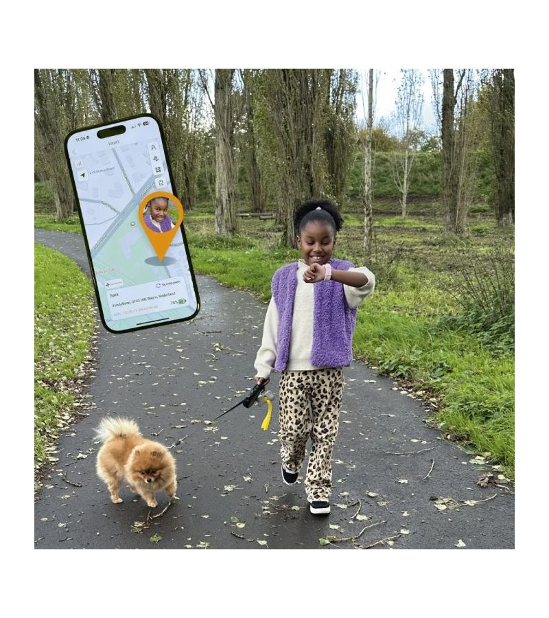 ZAZU Fun Smart Watch 4G/GPS Εντοπισμού Παιδιού & Βιντεοκλήση Ρόζ ZA-WATCH-02