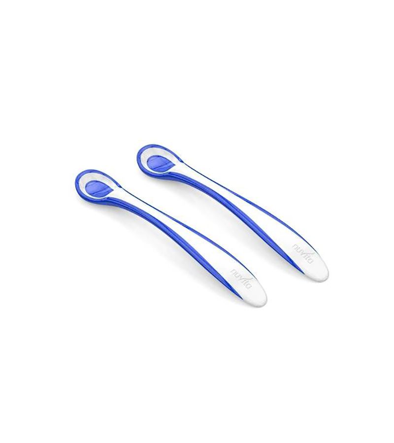 Σετ 2τμχ Κουτάλι με Ένδειξη Θερμότητας NUVITA 8485 Blue NU-PPPL0065