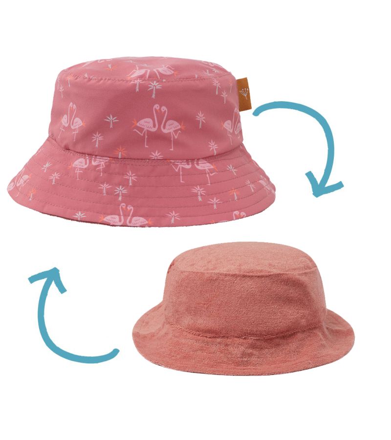 Καπέλο FRESK Bucket διπλής όψης με UVA-UVB προστασία Flamingo FR-SW2560-90