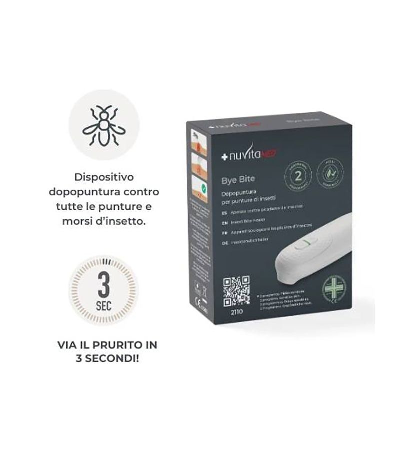 NUVITA Συσκευή Bye Bite Μετά Το Τσίμπημα Εντόμων 2110 NU-IBBH0001