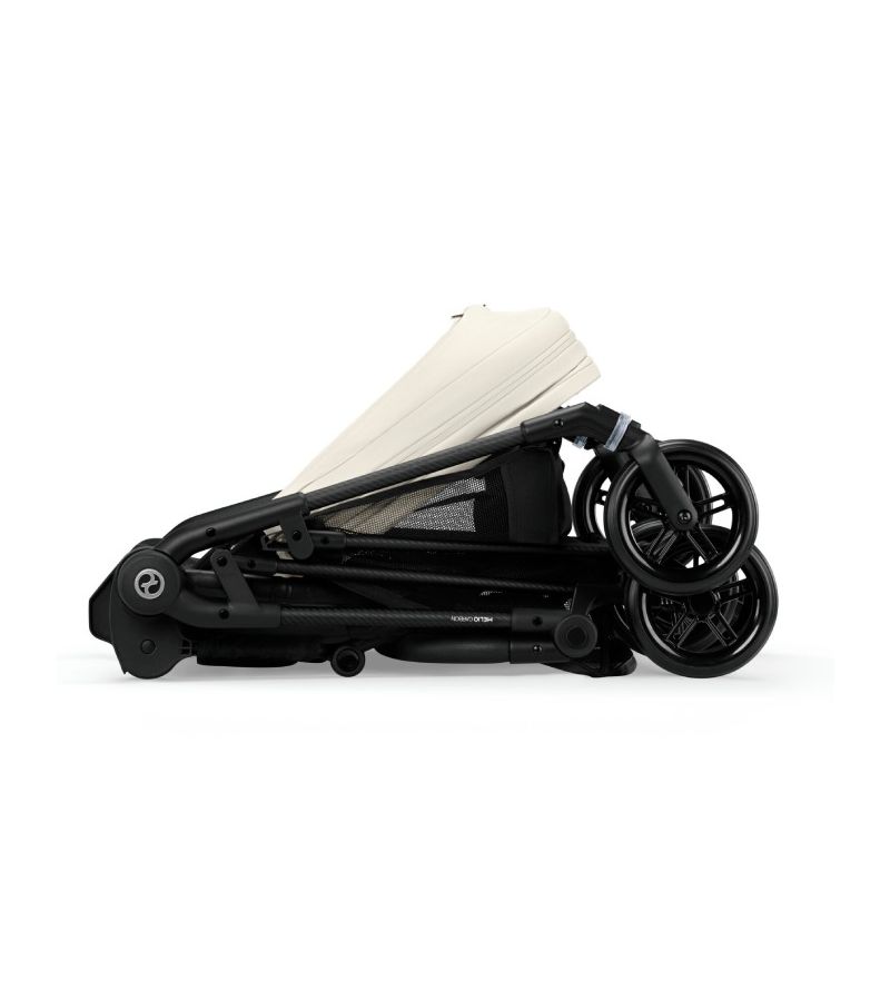 Βρεφικό καρότσι CYBEX Melio Carbon Canvas White
