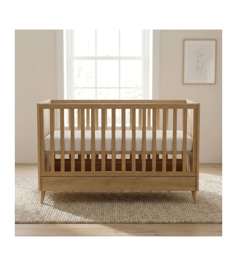 CASABABY Elia Oak Βρεφικό Κρεβάτι Μετατρεπόμενο σε Προεφηβικό για στρώμα 140x70cm