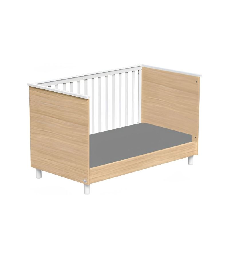 CASABABY Lumi White Βρεφικό Κρεβάτι Μετατρεπόμενο Σε Προεφηβικό για στρώμα 140x70cm