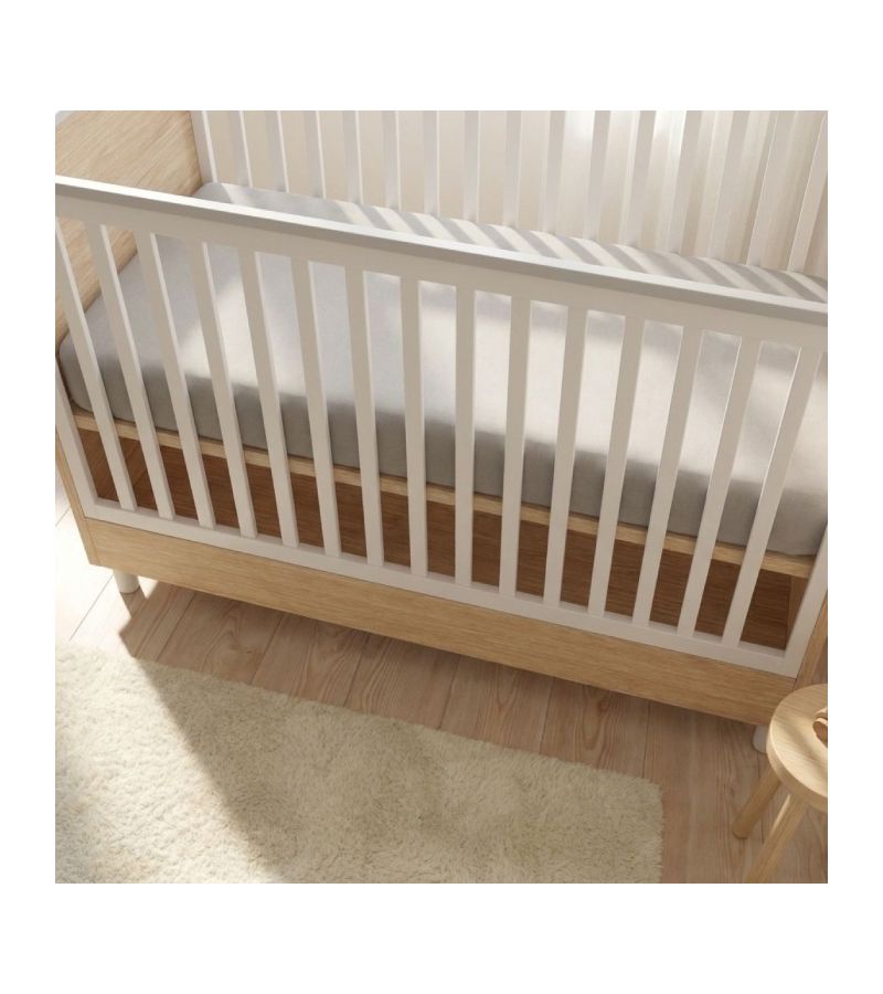 CASABABY Lumi Natural Βρεφικό Κρεβάτι Μετατρεπόμενο Σε Προεφηβικό για στρώμα 140x70cm