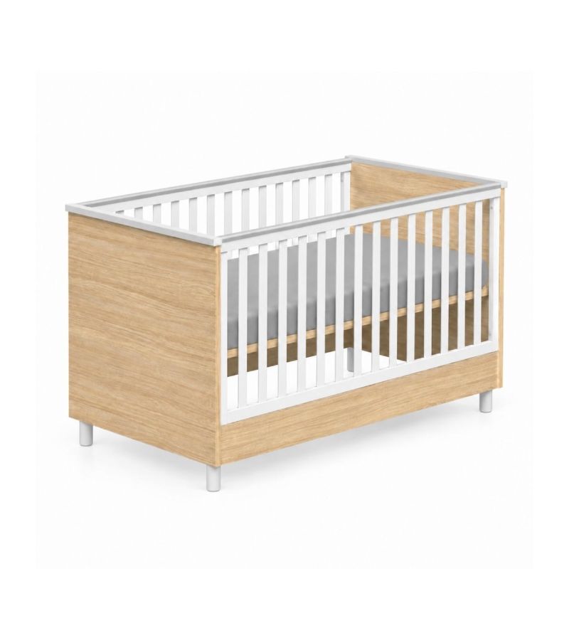 CASABABY Lumi Natural Βρεφικό Κρεβάτι Μετατρεπόμενο Σε Προεφηβικό για στρώμα 140x70cm