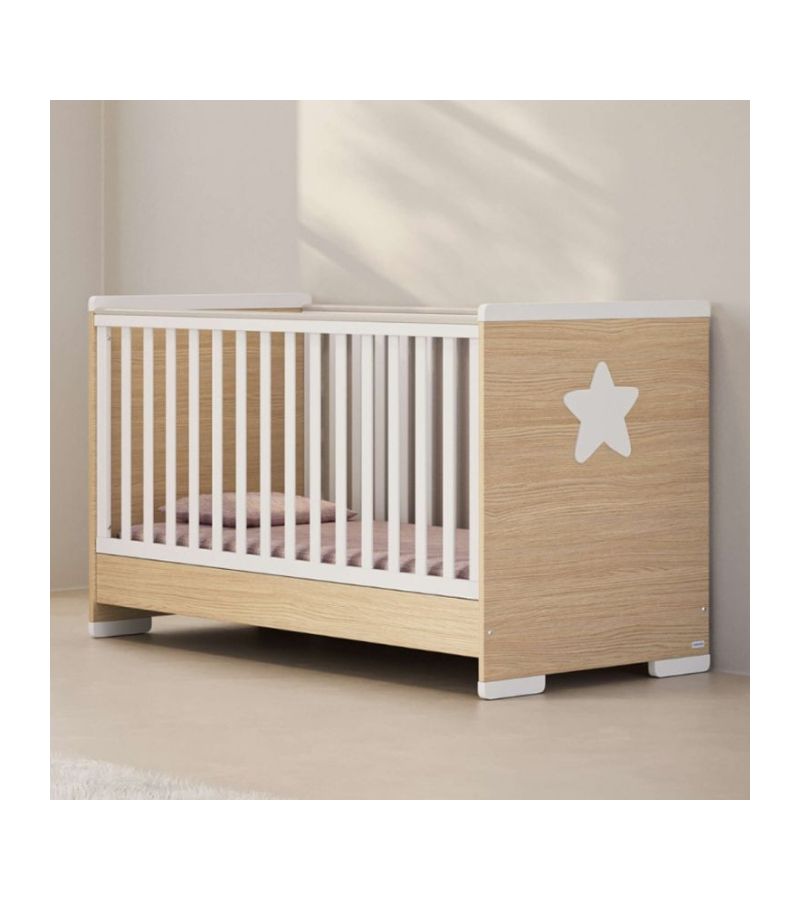 Βρεφικό Κρεβατάκι Casa Baby Primo μαζί με Πολυκαρότσι Bebe Stars Dione Grey & Δώρο Λίκνο Lionelo Aurora