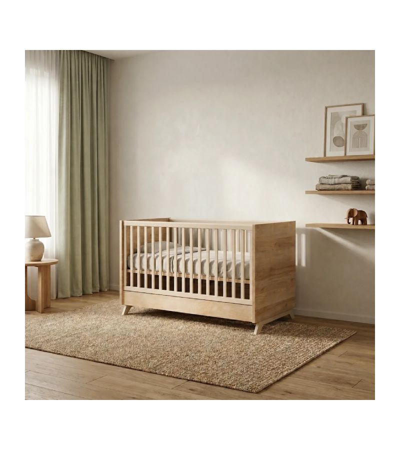 CASABABY Rio Vanilla Βρεφικό Κρεβάτι Μετατρεπόμενο Σε Προεφηβικό για στρώμα 140x70cm