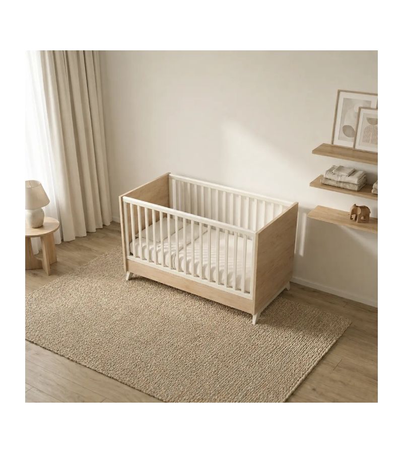 CASABABY Rio Vanilla Βρεφικό Κρεβάτι Μετατρεπόμενο Σε Προεφηβικό για στρώμα 140x70cm