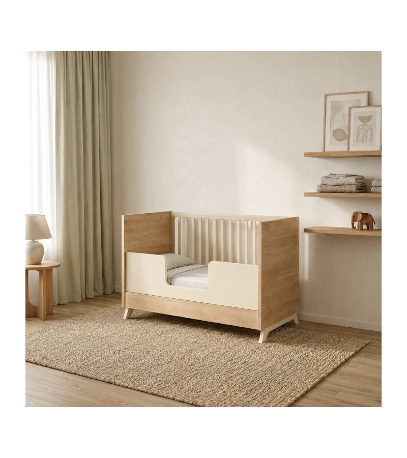 CASABABY Rio Vanilla Βρεφικό Κρεβάτι Μετατρεπόμενο Σε Προεφηβικό για στρώμα 140x70cm