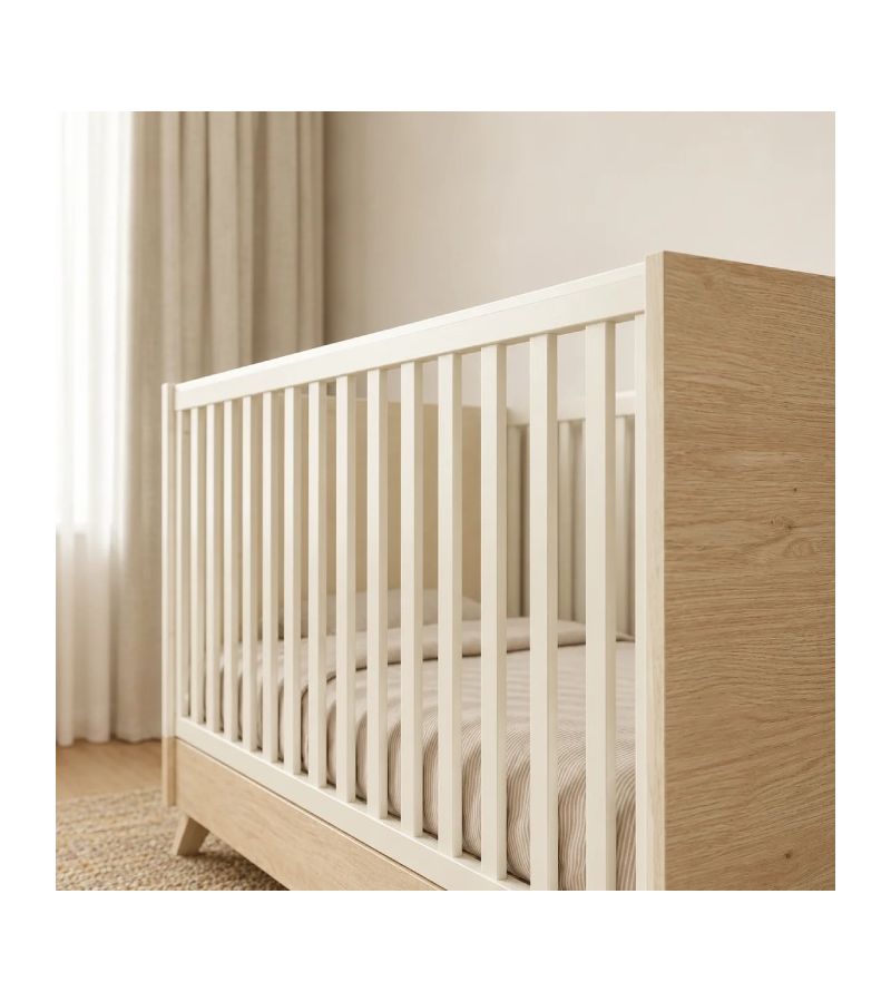 CASABABY Rio Vanilla Βρεφικό Κρεβάτι Μετατρεπόμενο Σε Προεφηβικό για στρώμα 140x70cm