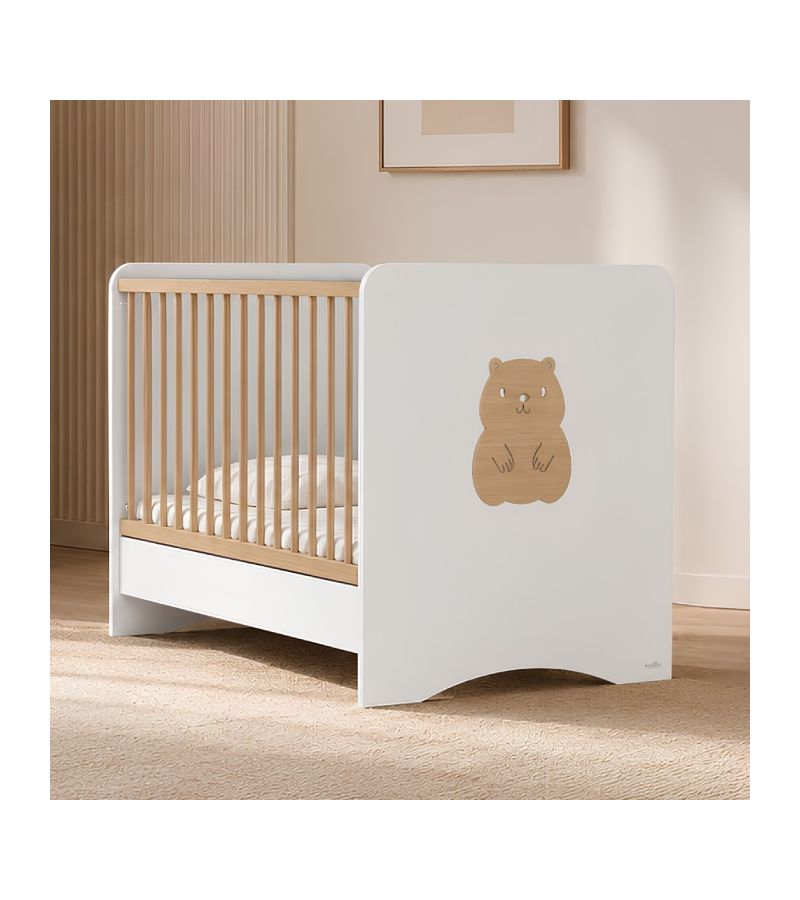 CASABABY Capi White Βρεφικό Κρεβάτι Μετατρεπόμενο σε Προεφηβικό για στρώμα 140x70cm