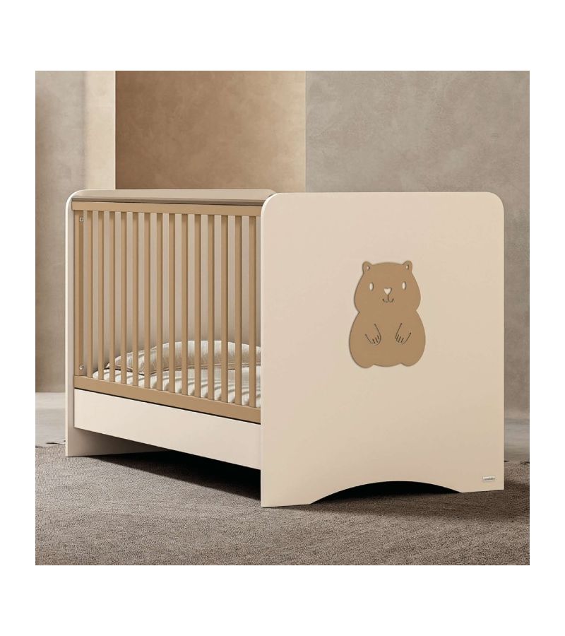 CASABABY Capi Vanilla Βρεφικό Κρεβάτι Μετατρεπόμενο σε Προεφηβικό για στρώμα 140x70cm