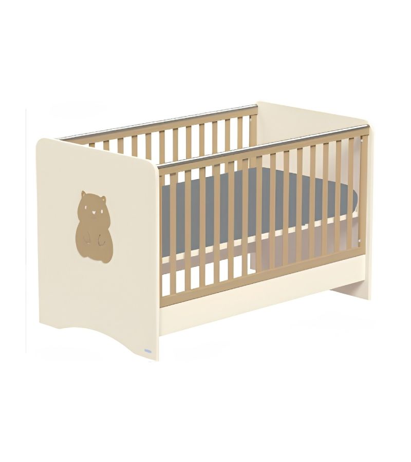 CASABABY Capi Vanilla Βρεφικό Κρεβάτι Μετατρεπόμενο σε Προεφηβικό για στρώμα 140x70cm