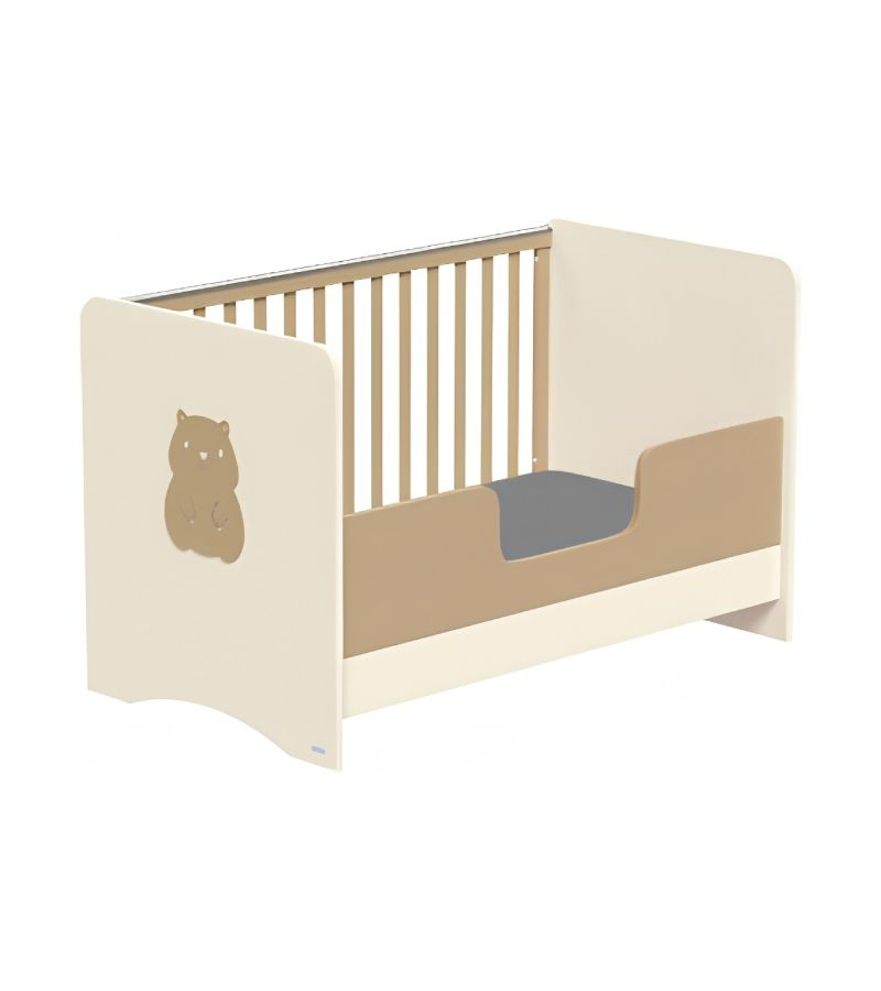 CASABABY Capi Vanilla Βρεφικό Κρεβάτι Μετατρεπόμενο σε Προεφηβικό για στρώμα 140x70cm