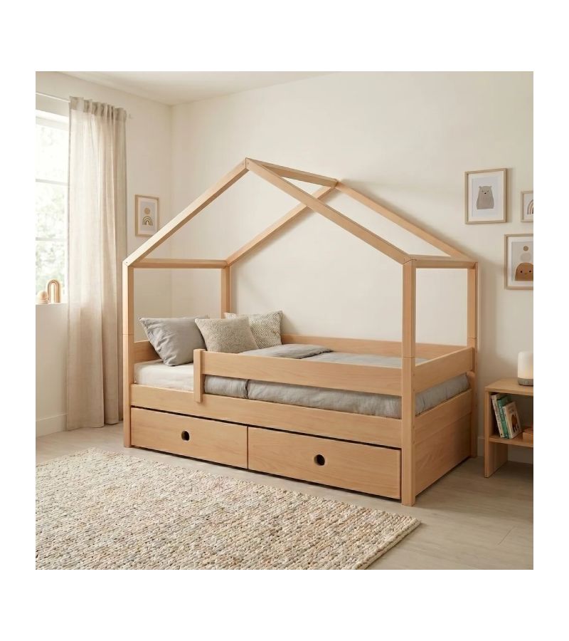Dreamy Κρεβάτι 3 Σε 1 CASA KIDS Natural Μονό 90 × 200 cm