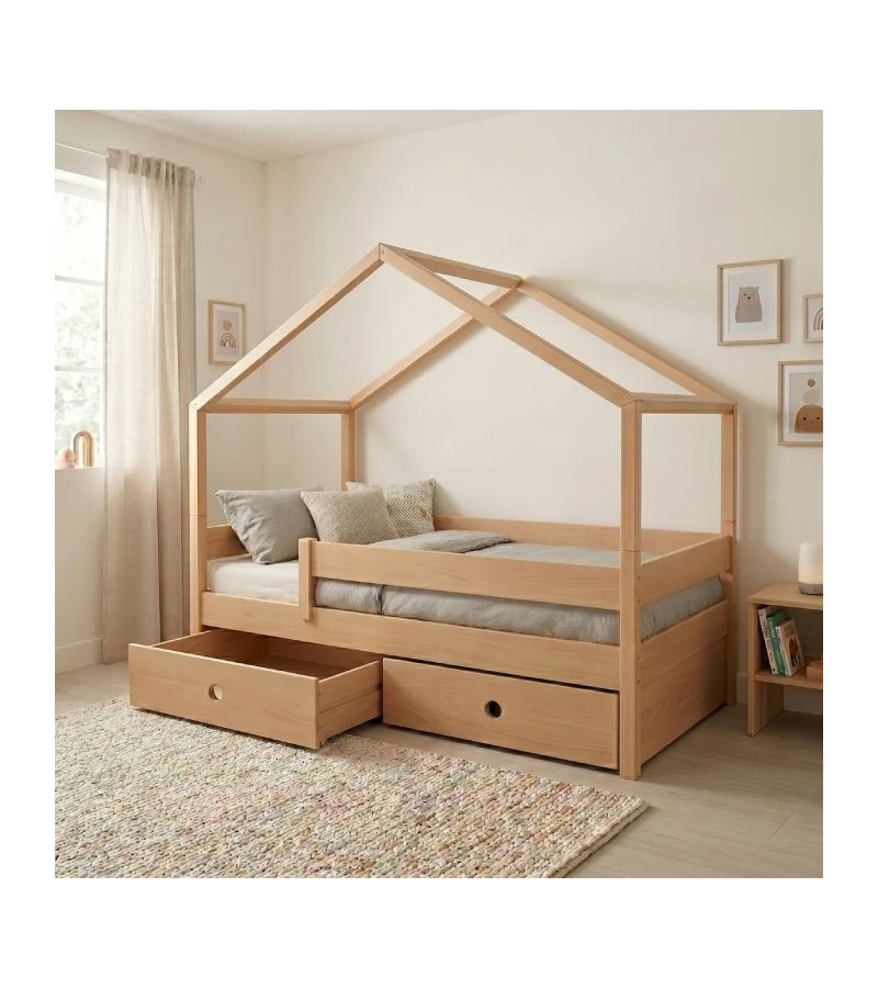 Dreamy Κρεβάτι 3 Σε 1 CASA KIDS Natural Μονό 90 × 200 cm