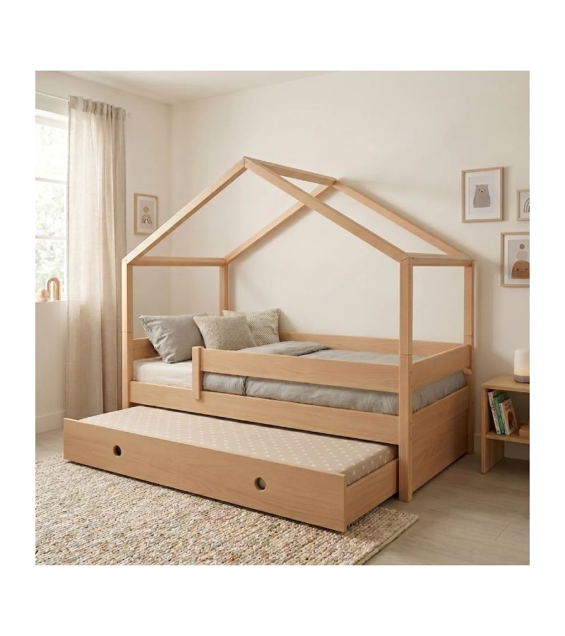 Dreamy Κρεβάτι 3 Σε 1 CASA KIDS Natural Μονό 90 × 200 cm