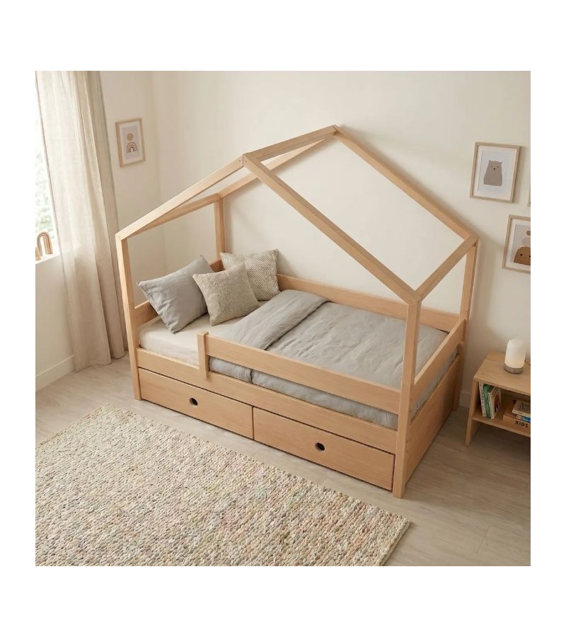 Dreamy Κρεβάτι 3 Σε 1 CASA KIDS Natural Μονό 90 × 200 cm