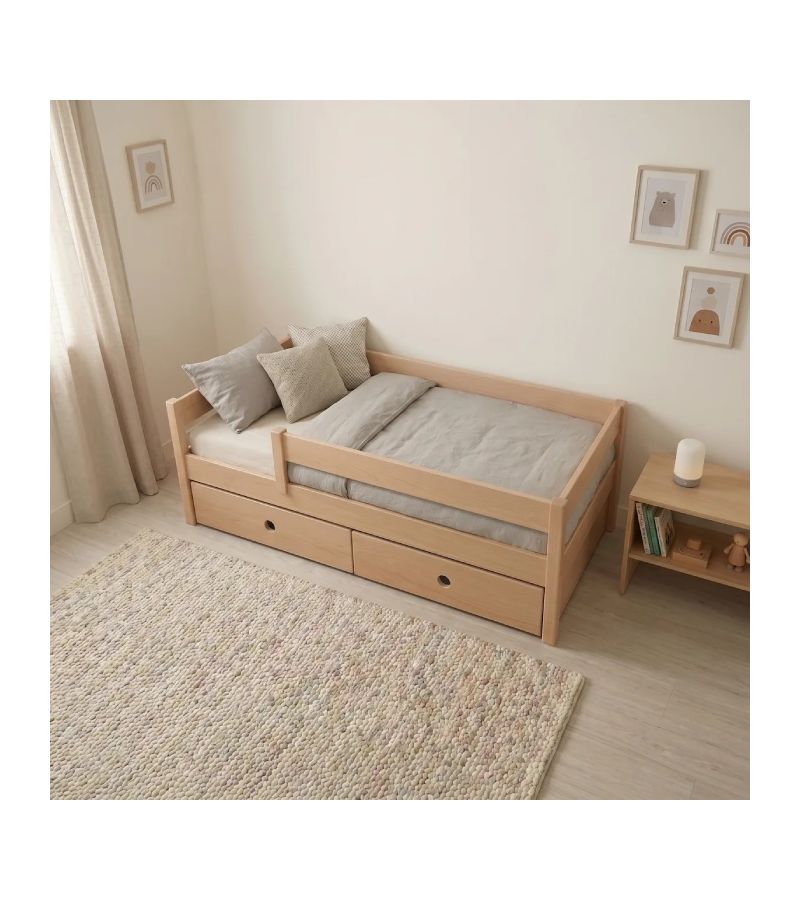 Dreamy Κρεβάτι 3 Σε 1 CASA KIDS Natural Μονό 90 × 200 cm