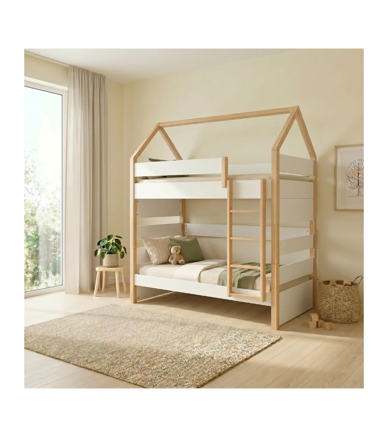 Kiddy CASA KIDS Παιδική κουκέτα διαιρούμενη Λάκα Μονή 90 × 200 cm