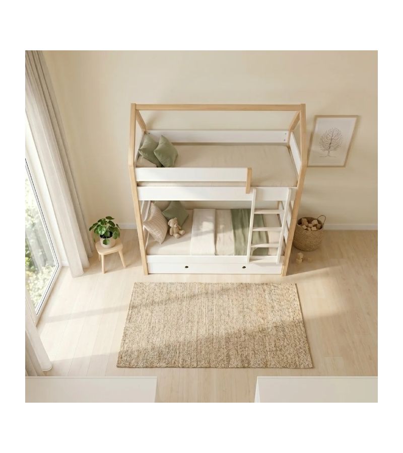 Kiddy CASA KIDS Παιδική κουκέτα διαιρούμενη Λάκα Μονή 90 × 200 cm