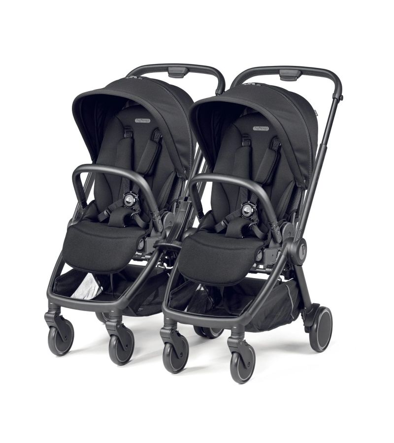 Καρότσι PEG PEREGO City Loop για δίδυμα True Black