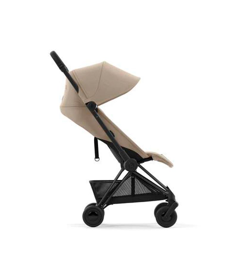 Βρεφικό καρότσι CYBEX Coya Matt Black Frame Cozy Beige