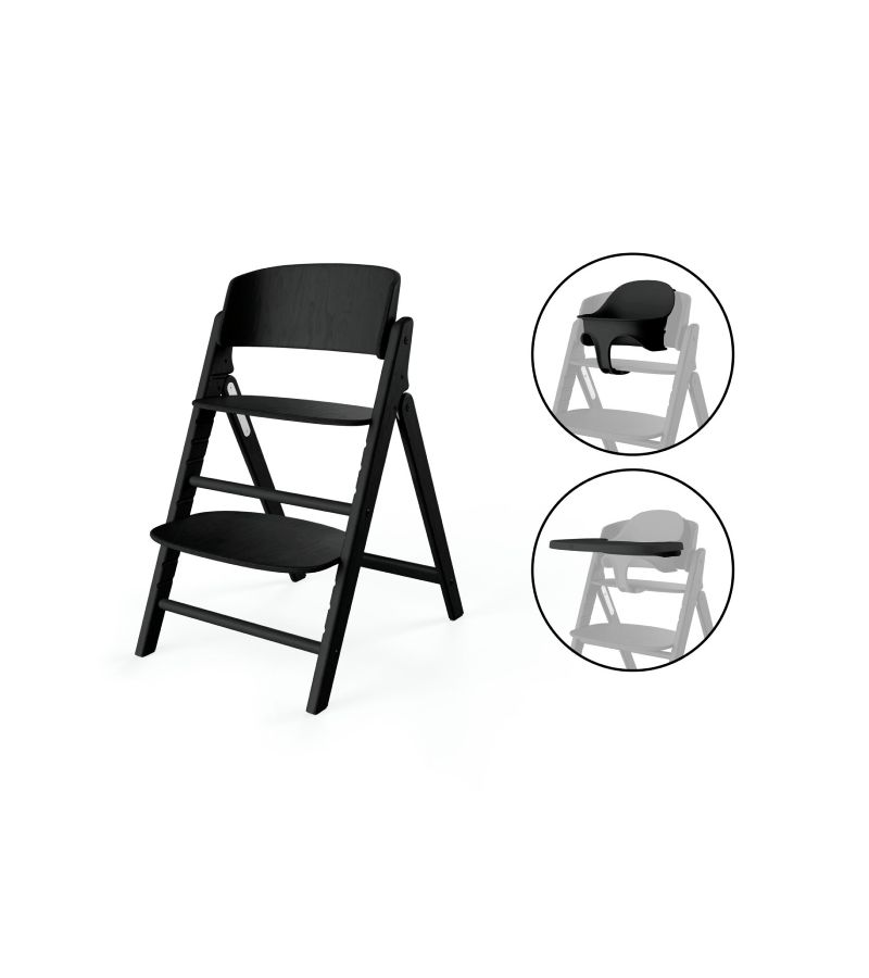Καρέκλα φαγητού CYBEX Click & Fold 3-in-1 Stunning Black