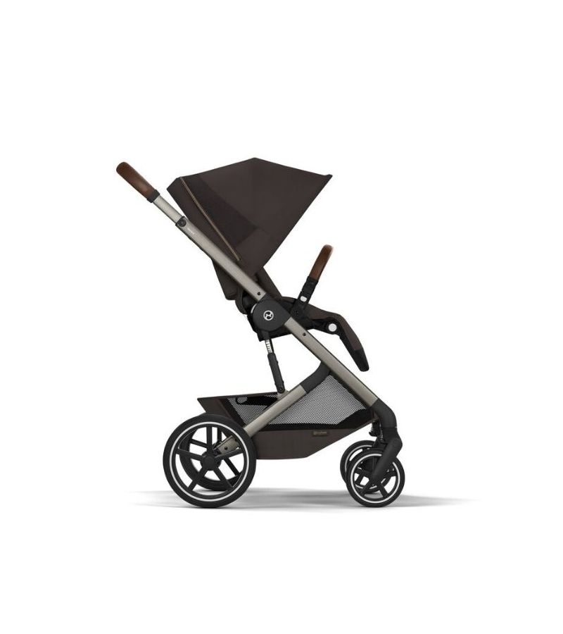 CYBEX Πολυκαρότσι 2in1 Balios S Lux Chocolate Brown Taupe Frame Πτυσσόμενο Πορτ Μπεμπέ 
