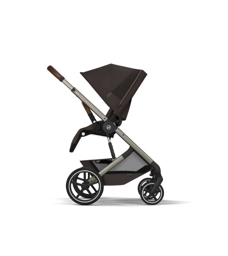 CYBEX Πολυκαρότσι 2in1 Balios S Lux Chocolate Brown Taupe Frame Πτυσσόμενο Πορτ Μπεμπέ 