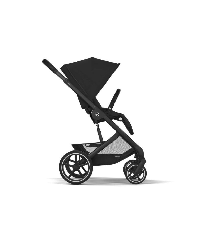 Καρότσι CYBEX Balios S LUX 2024-2025 BLK Moon Black & Κάθισμα αυτοκινήτου Cloud G i-Size Plus Moon Black