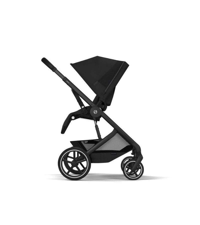 CYBEX Πολυκαρότσι 2in1 Balios S Lux Moon Black Frame Black Πτυσσόμενο Πορτ Μπεμπέ 