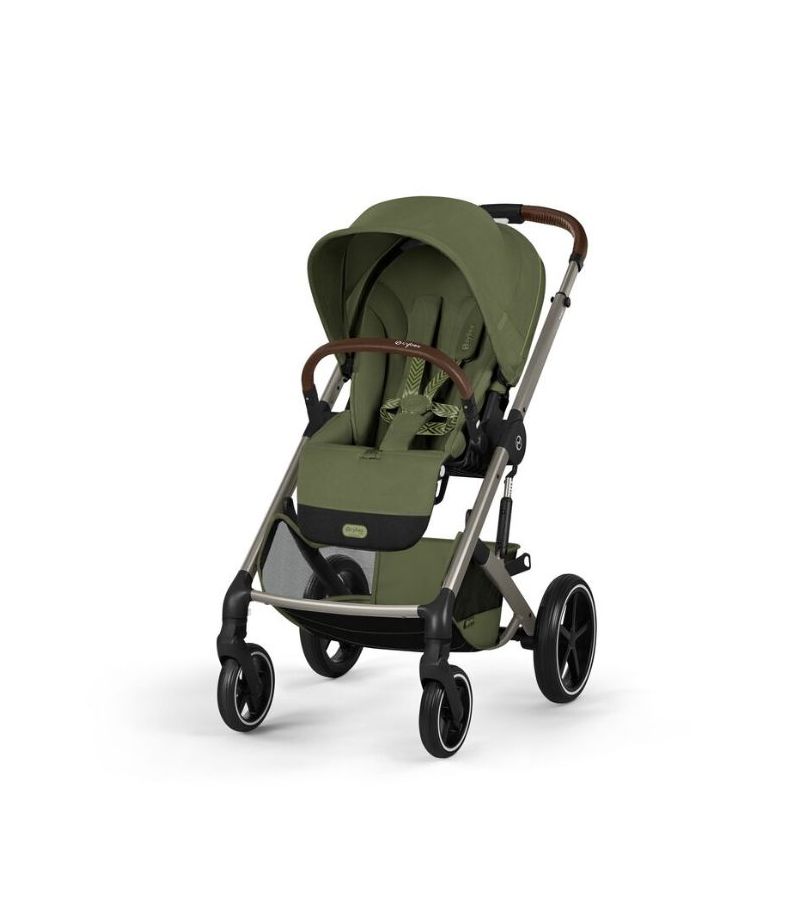 CYBEX Πολυκαρότσι 2in1 Balios S Lux Moss Green Taupe Frame Πτυσσόμενο Πορτ Μπεμπέ 