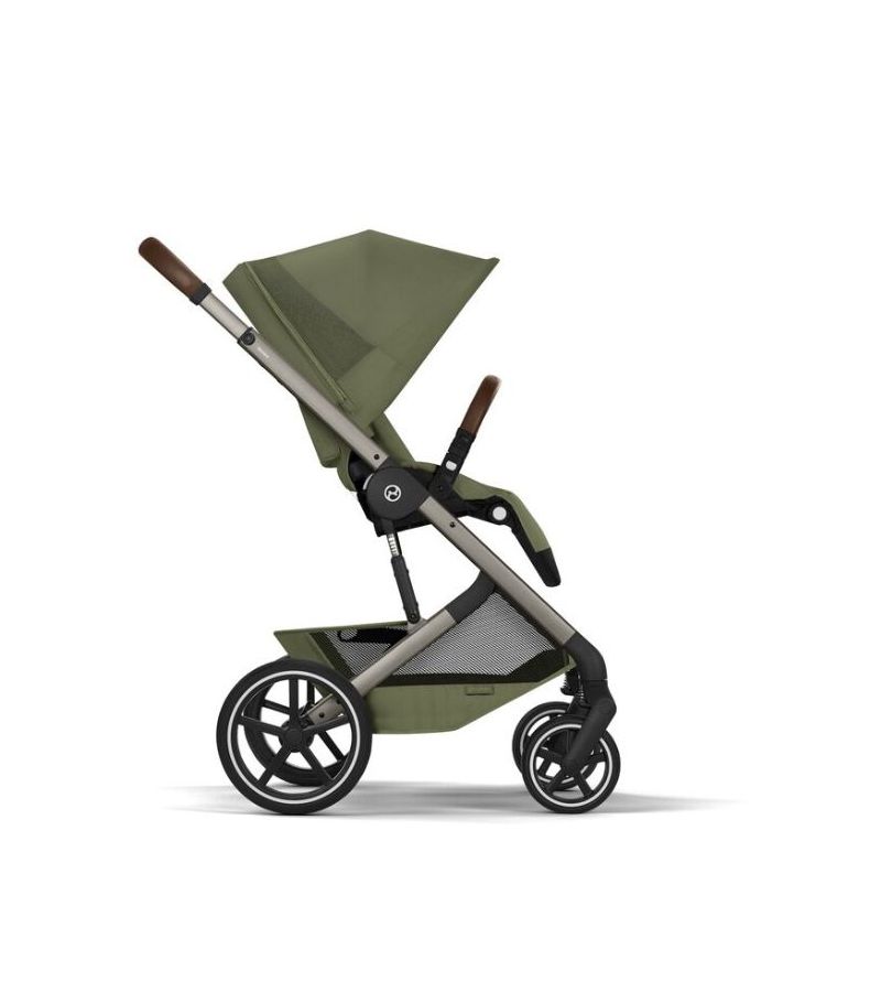 CYBEX Πολυκαρότσι 2in1 Balios S Lux Moss Green Taupe Frame Πτυσσόμενο Πορτ Μπεμπέ 