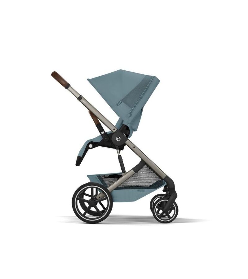 CYBEX Πολυκαρότσι 2in1 Balios S Lux Stormy Blue Taupe Frame Πτυσσόμενο Πορτ Μπεμπέ 