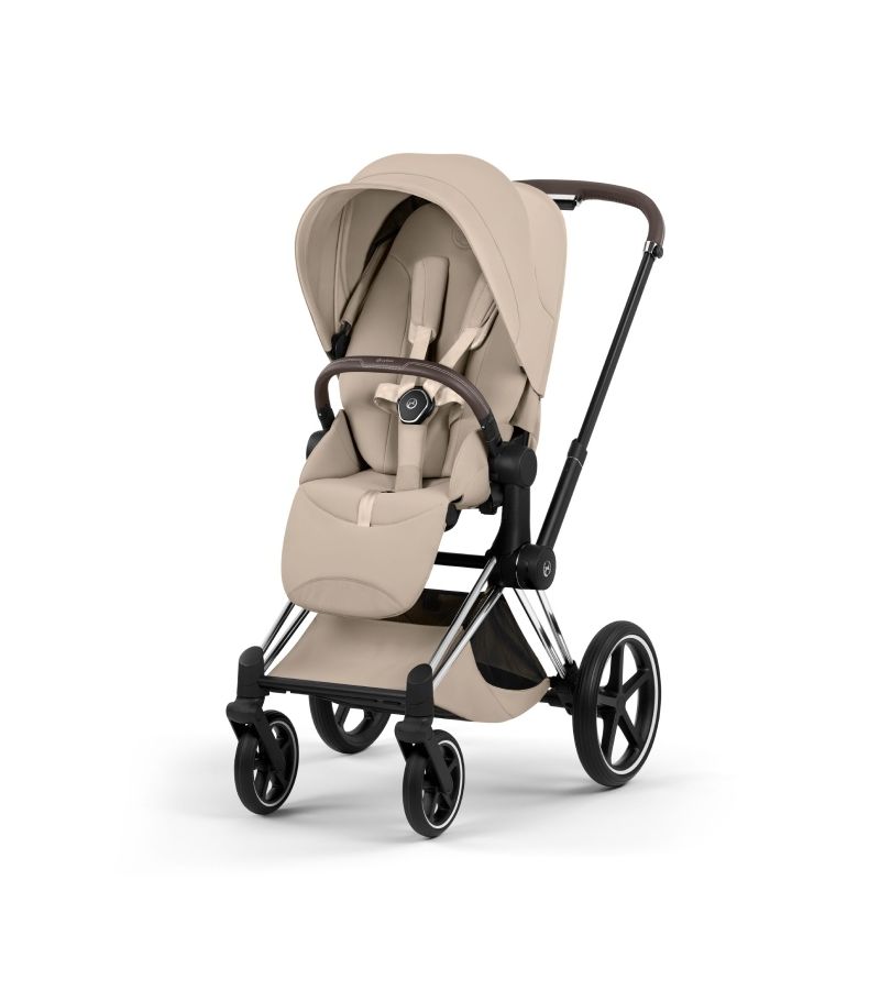 Βρεφικό Καρότσι CYBEX Priam Style Cozy Beige Σκελετός Chrome Brown
