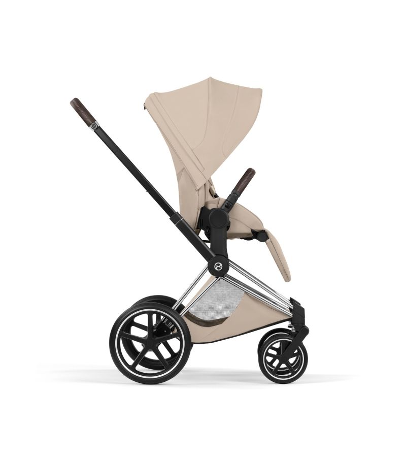 Βρεφικό Καρότσι CYBEX Priam Style Cozy Beige Σκελετός Chrome Brown