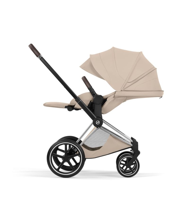 Βρεφικό Καρότσι CYBEX Priam Style Cozy Beige Σκελετός Chrome Brown