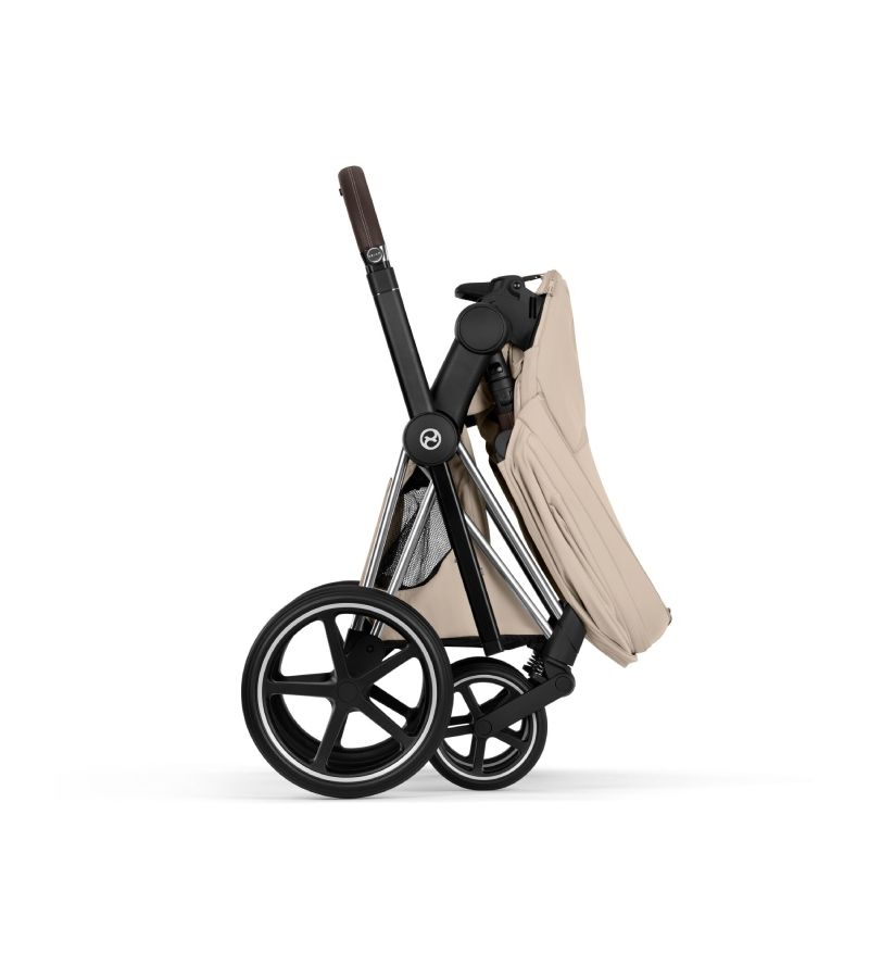 Βρεφικό Καρότσι CYBEX Priam Style Cozy Beige Σκελετός Chrome Brown